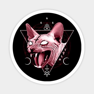 satanic sphynx Magnet